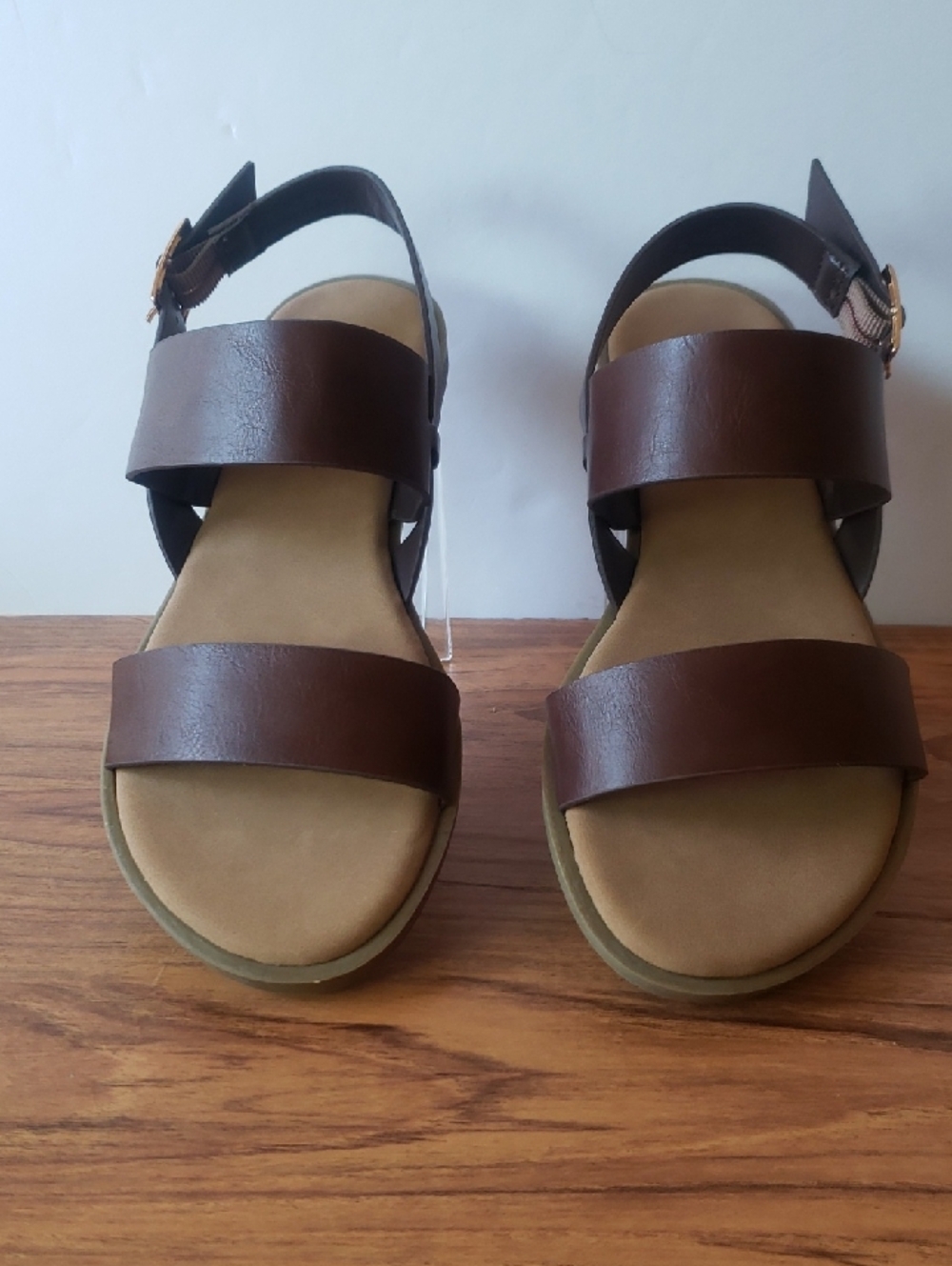 Journee Connection "Lavine" Sandal, Dark Brown, Size 6. NIB